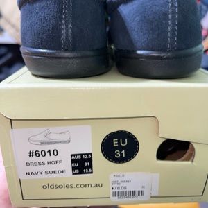 Old soles boys shoes 31 blue suede